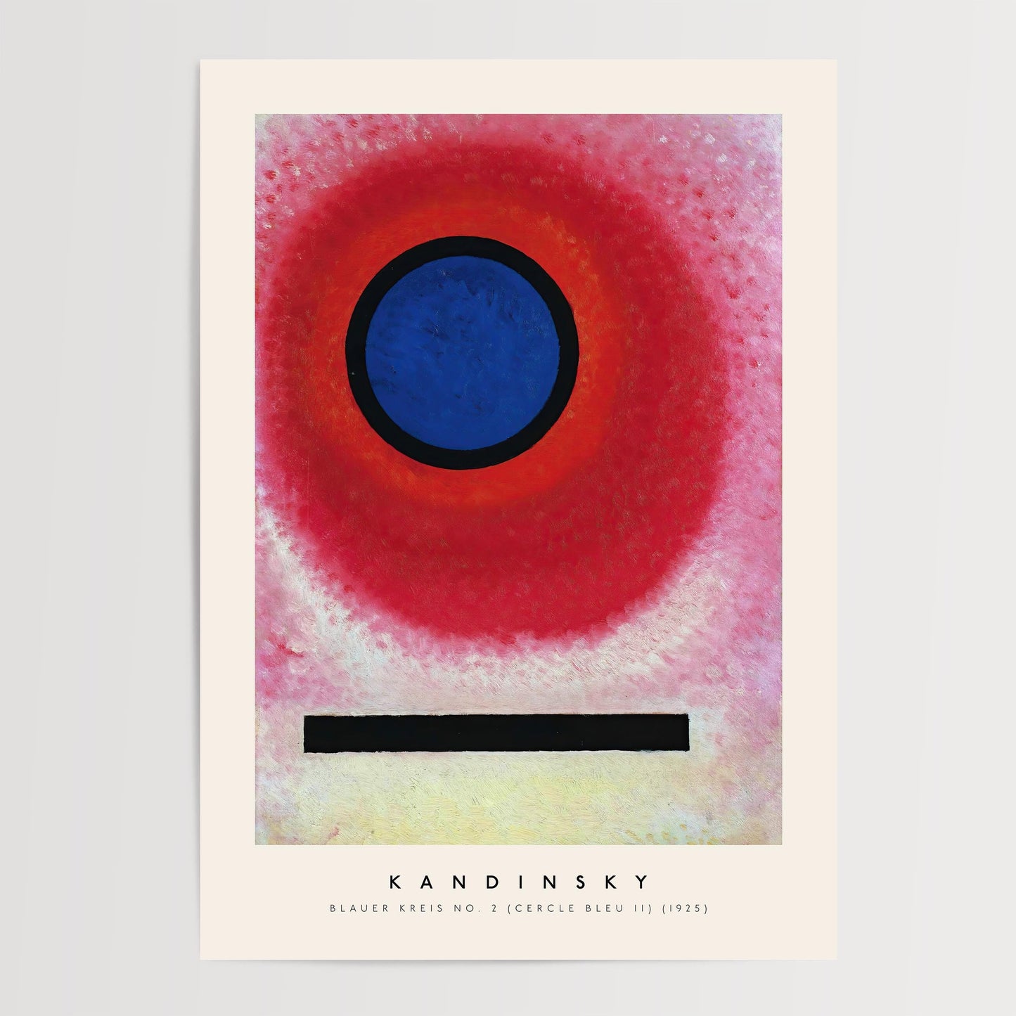 Kandinsky - Blauer Kreis No. 2 (Cercle Bleu Ii) Print