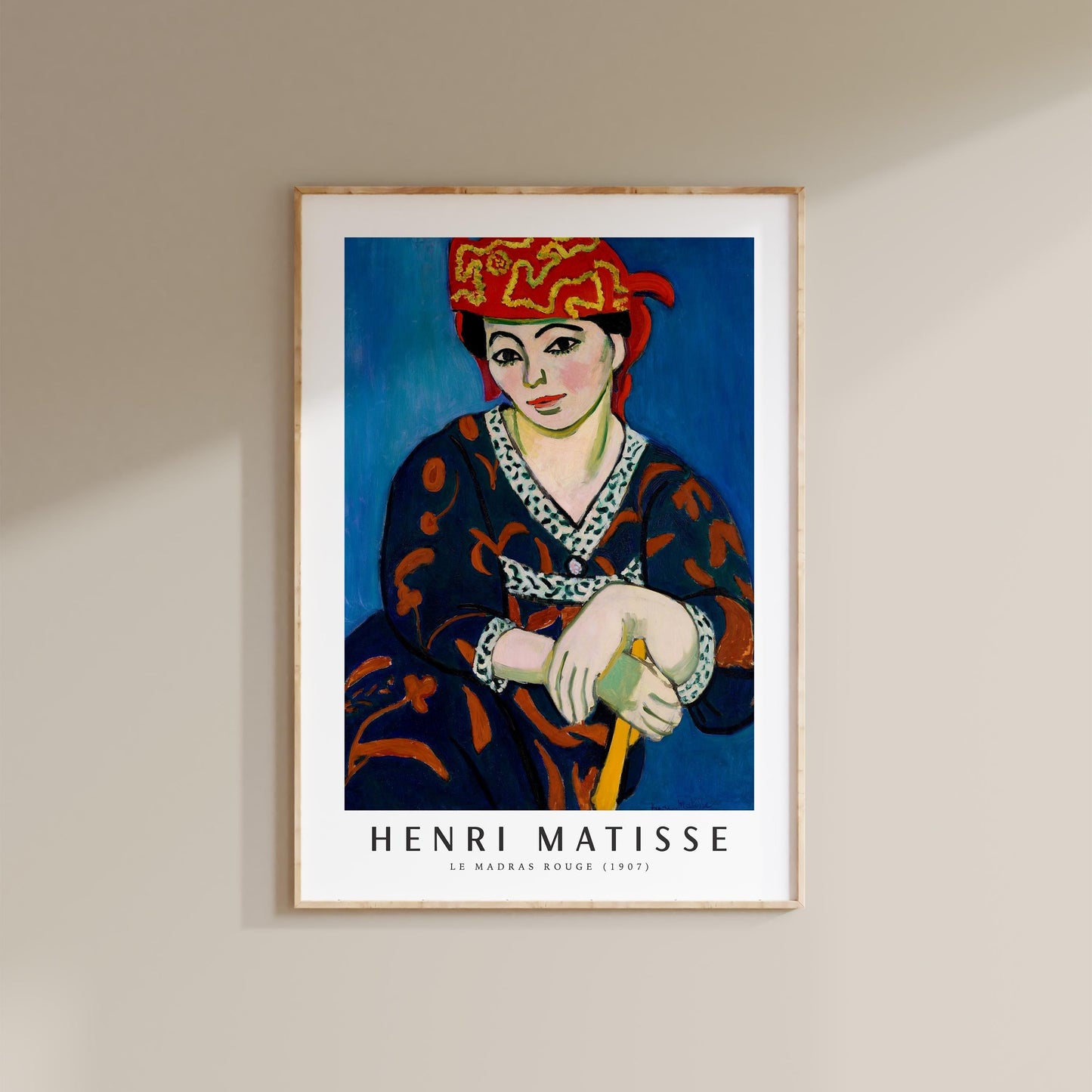 Henri Matisse - The Red Madras Headdress Print