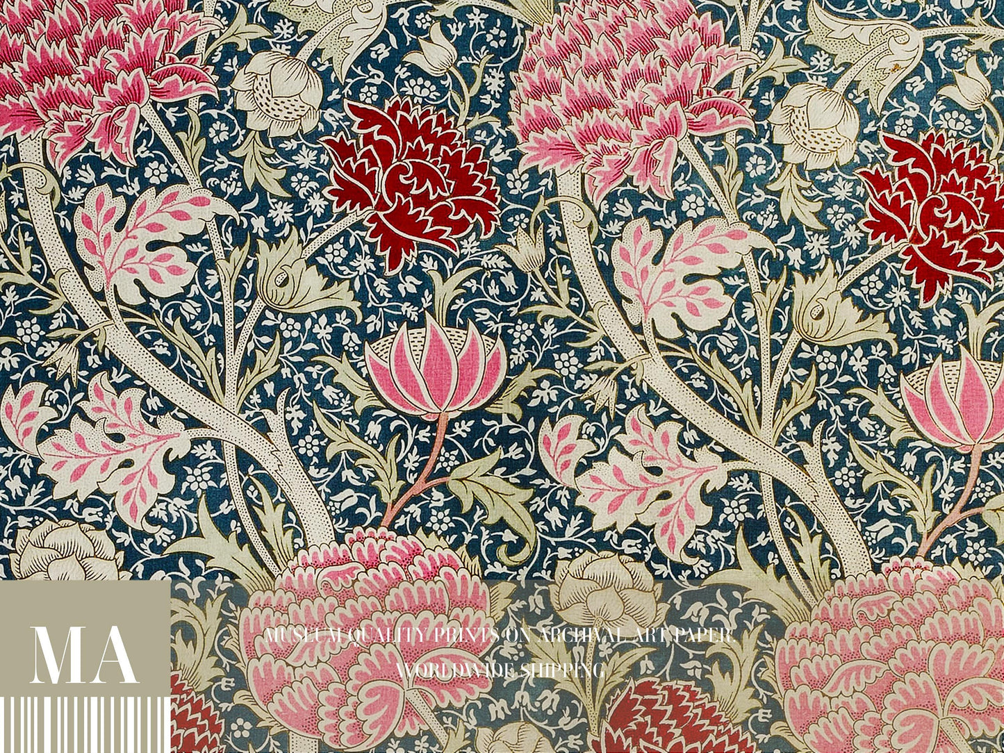 William Morris - Cray Pattern Print