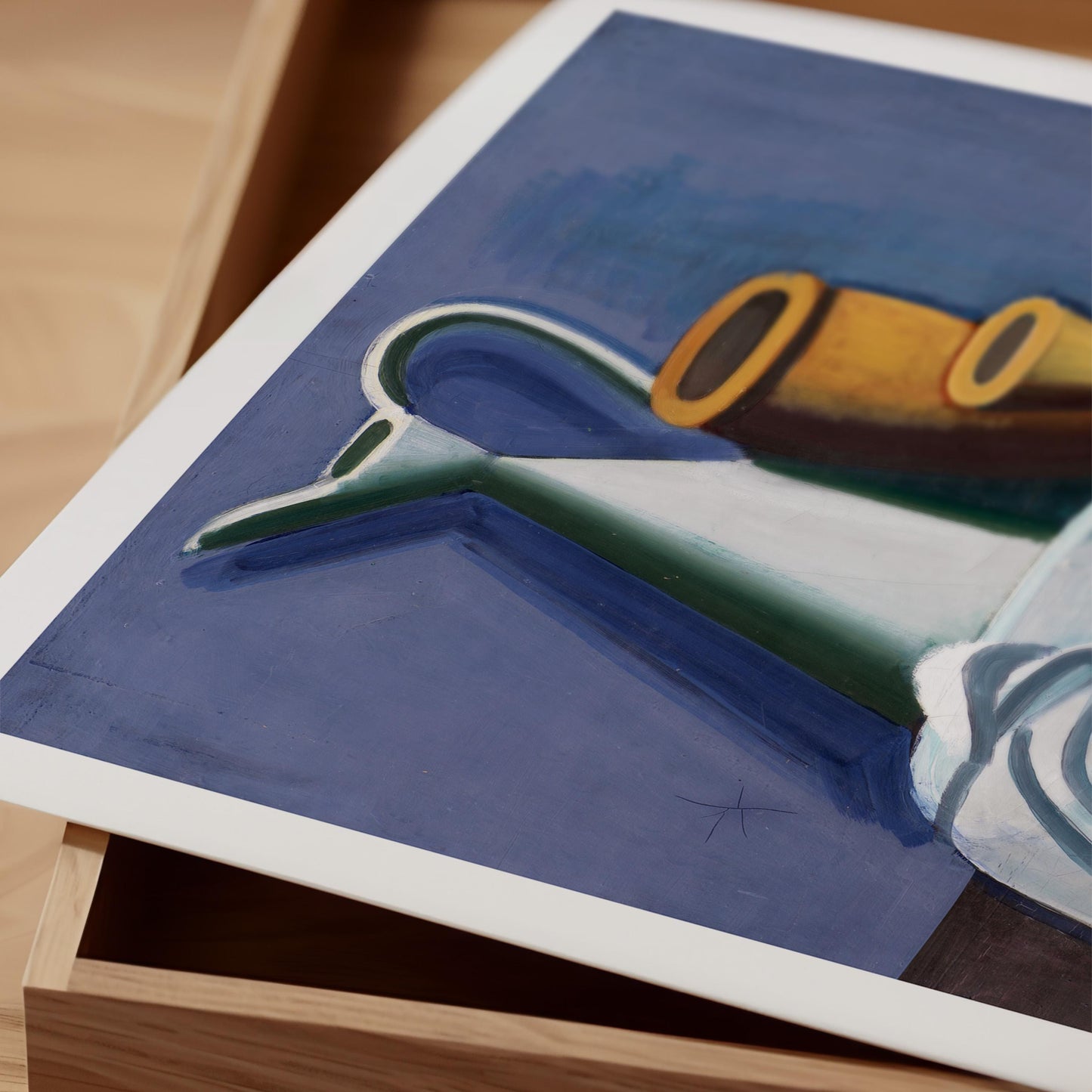 Vilhelm Lundstrøm - Still Life with Water Jug, Towel and Jars Print