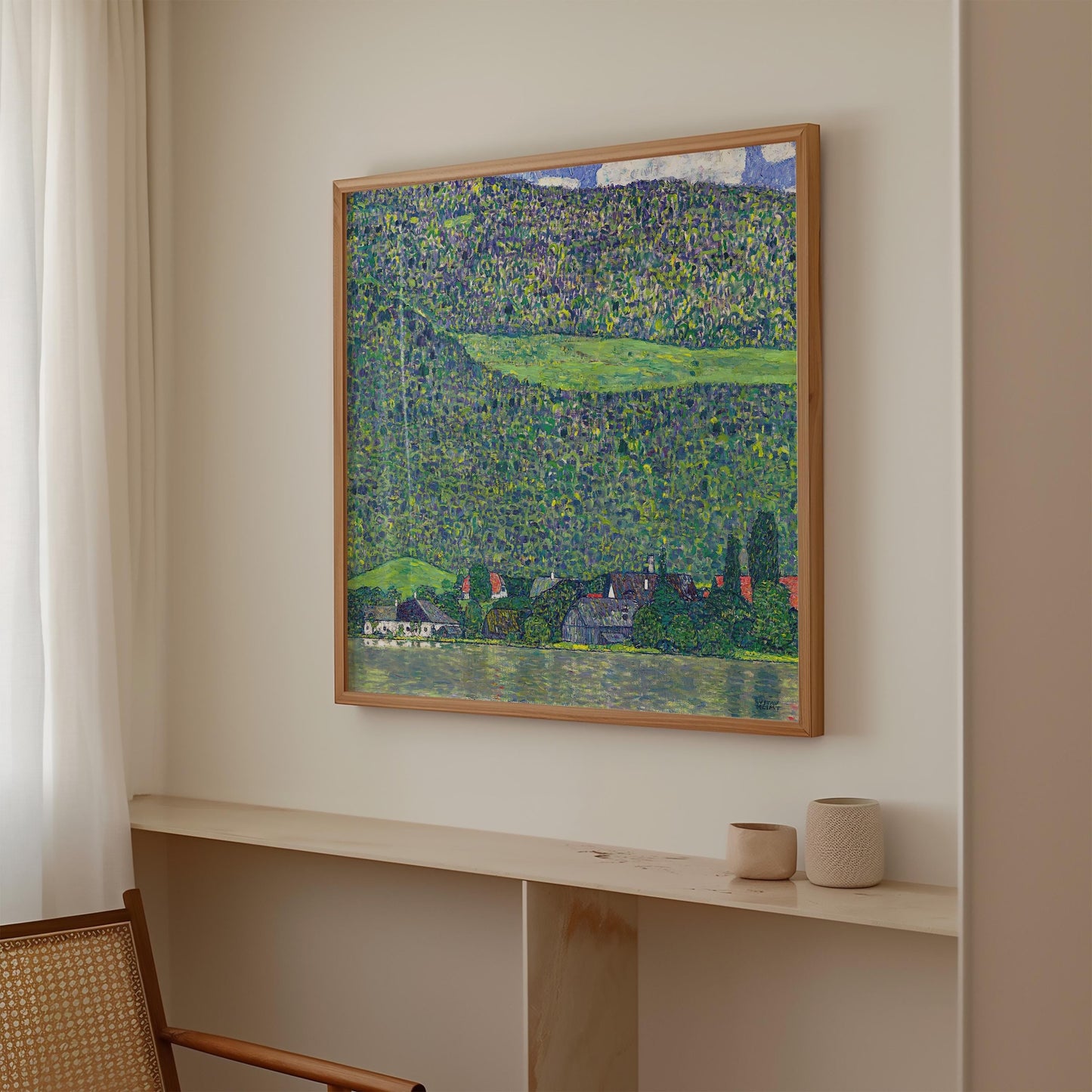 Gustav Klimt - Litzlbergkeller on Attersee Print