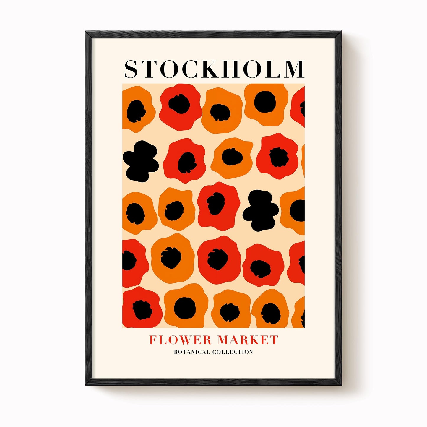 Stockholm Flower Market Print