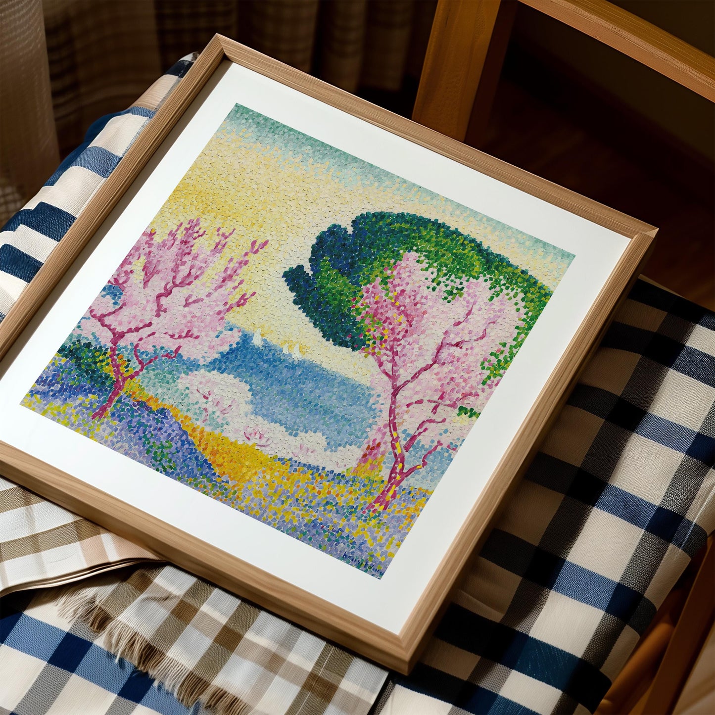 Henri-Edmond Cross - Pink Spring (Printemps Rose) Print