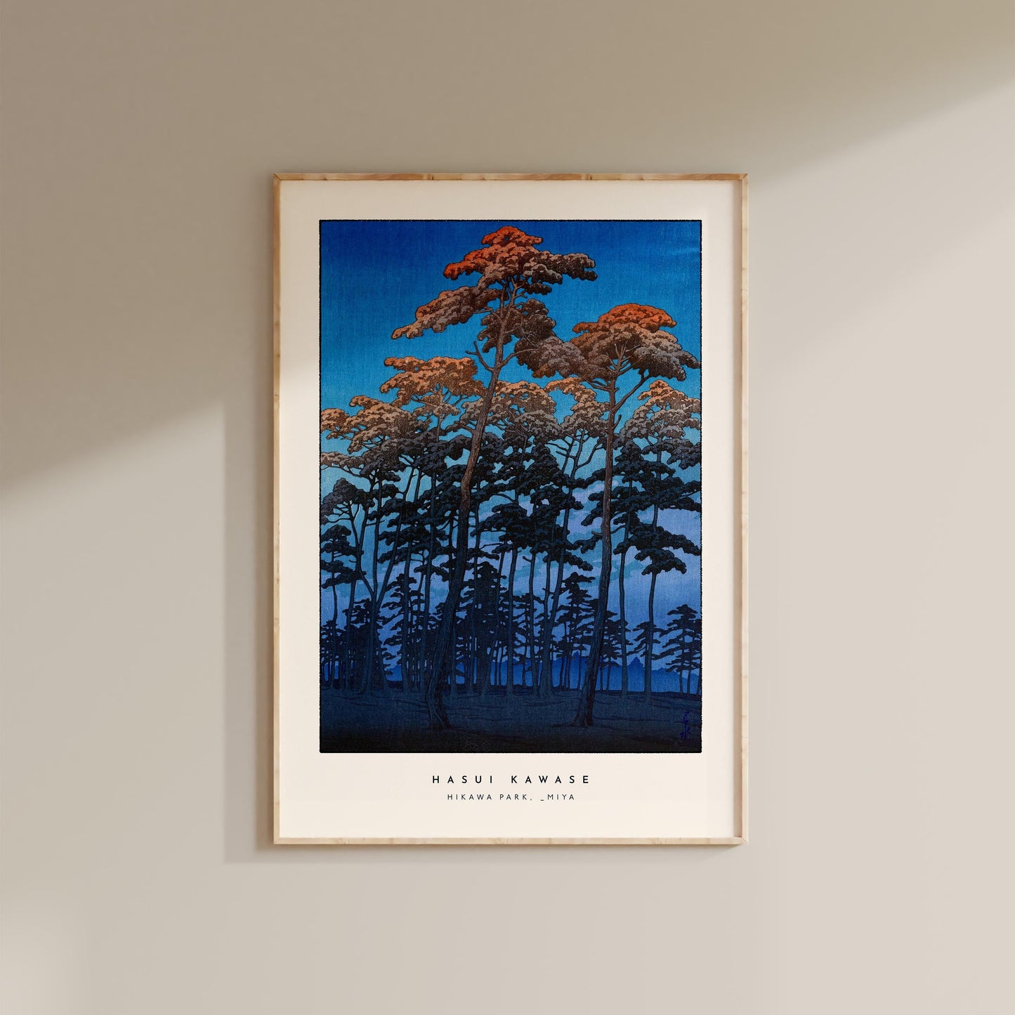 Hasui Kawase - Hikawa Park In Omiya Print