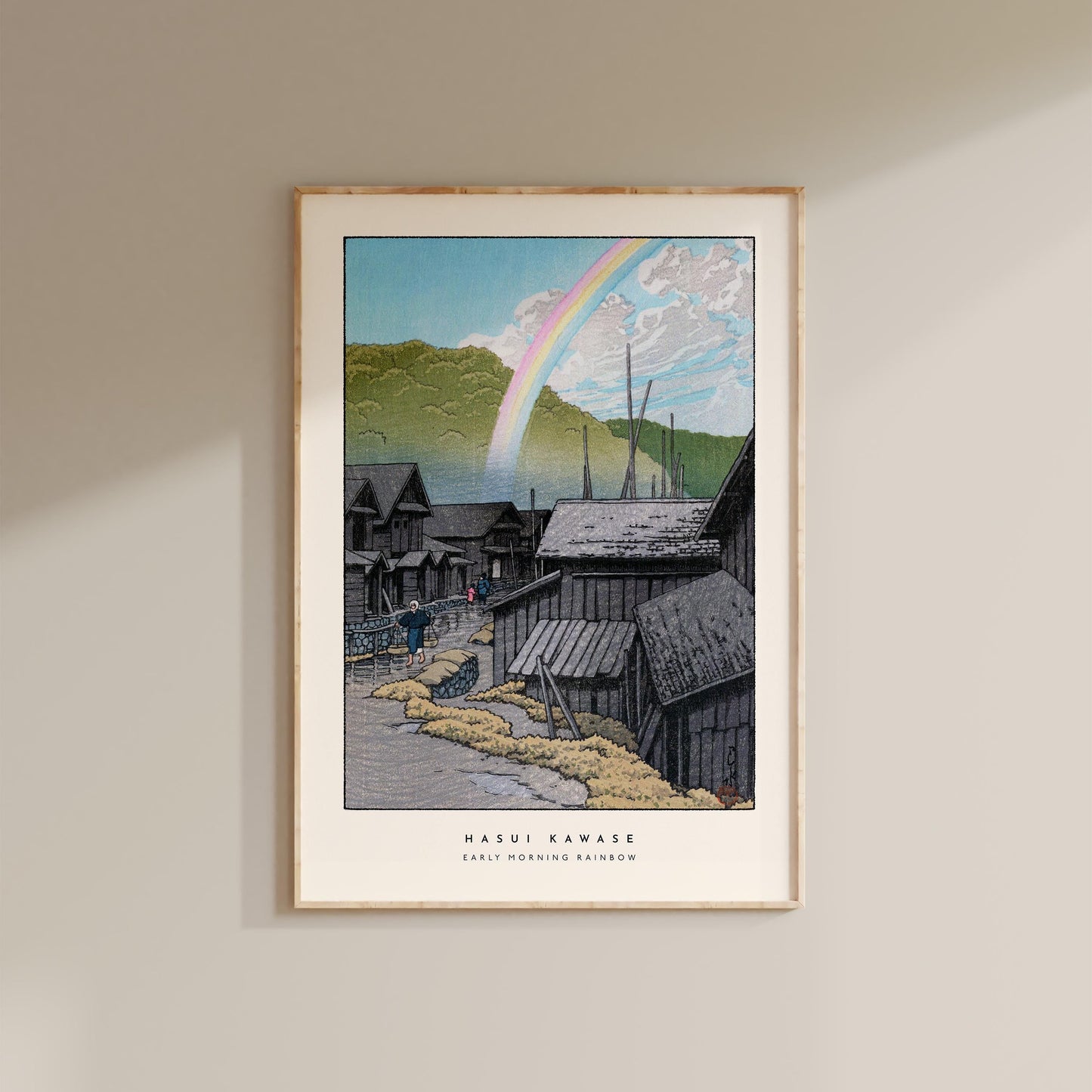 Hasui Kawase - Early Morning Rainbow Print