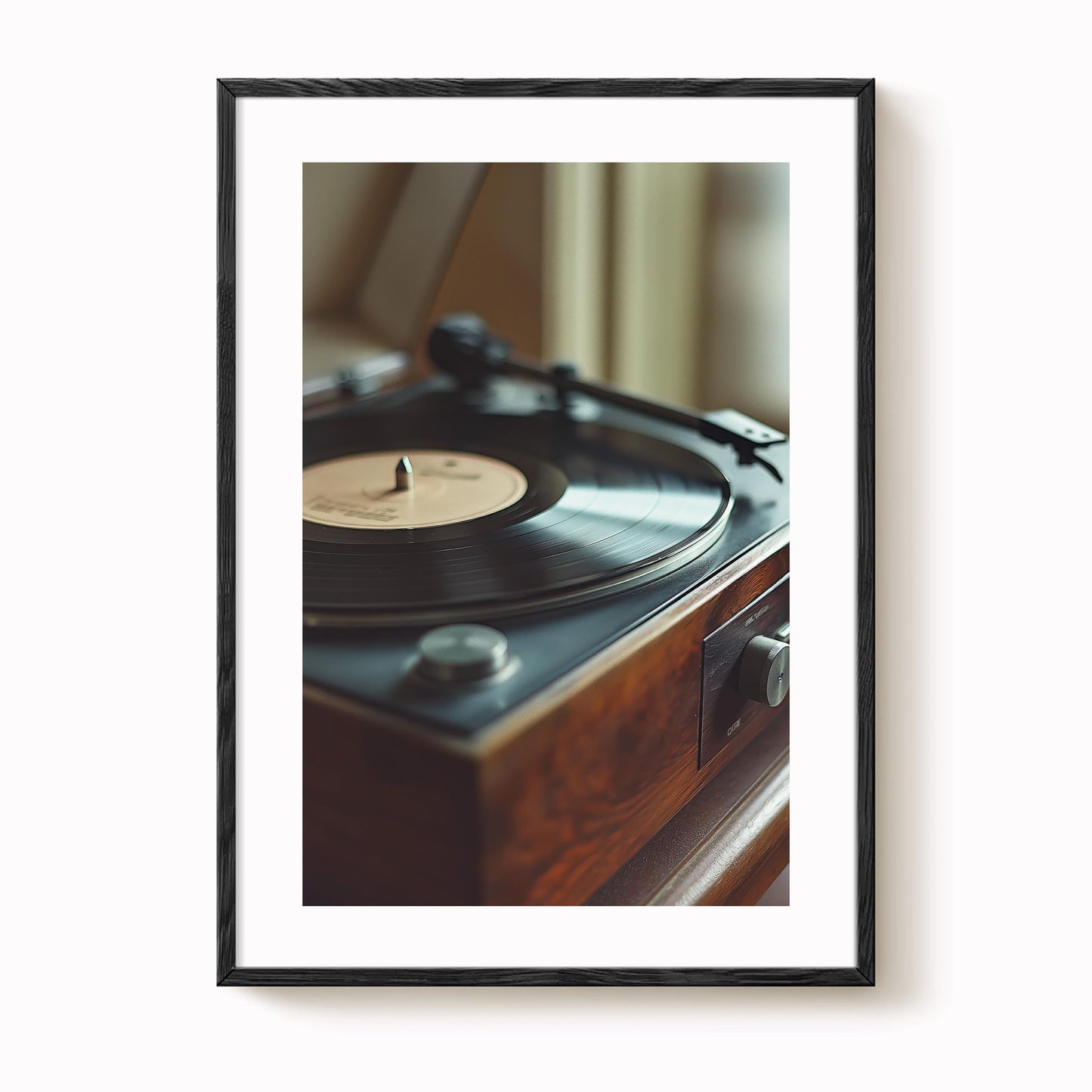 Vinyl Record Player Art Print