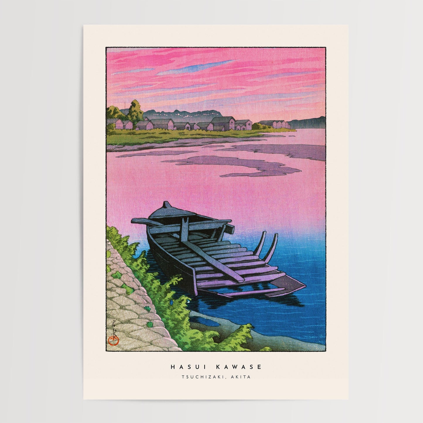 Hasui Kawase - Tsuchizaki Akita Print