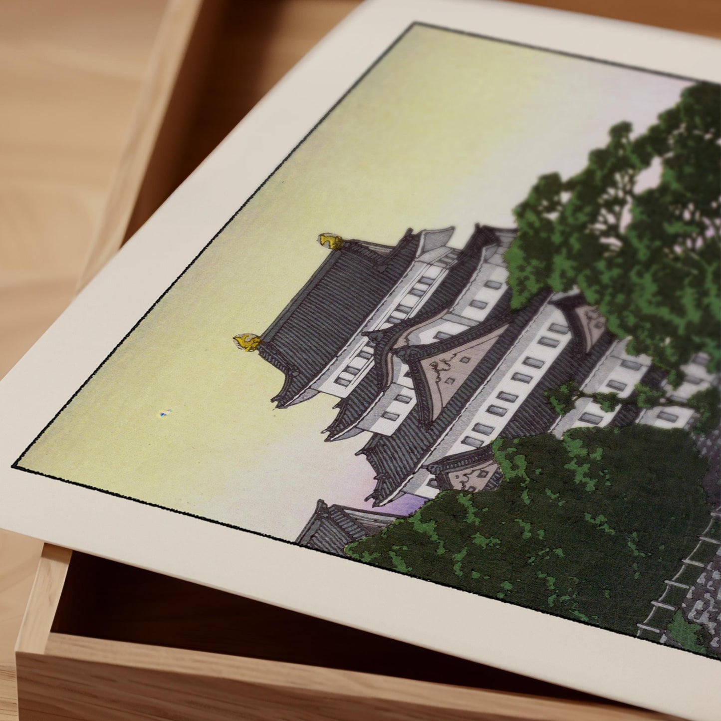 Hasui Kawase - Nagoya Castle Print