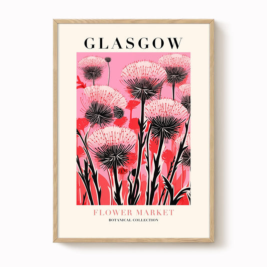Glasgow Flower Market Print