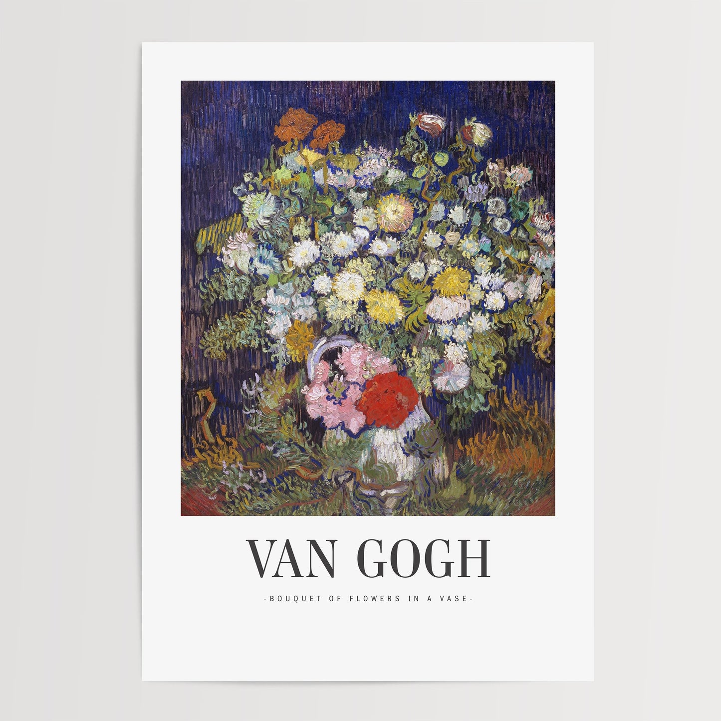Van Gogh - Bouquet of Flowers In A Vase Print