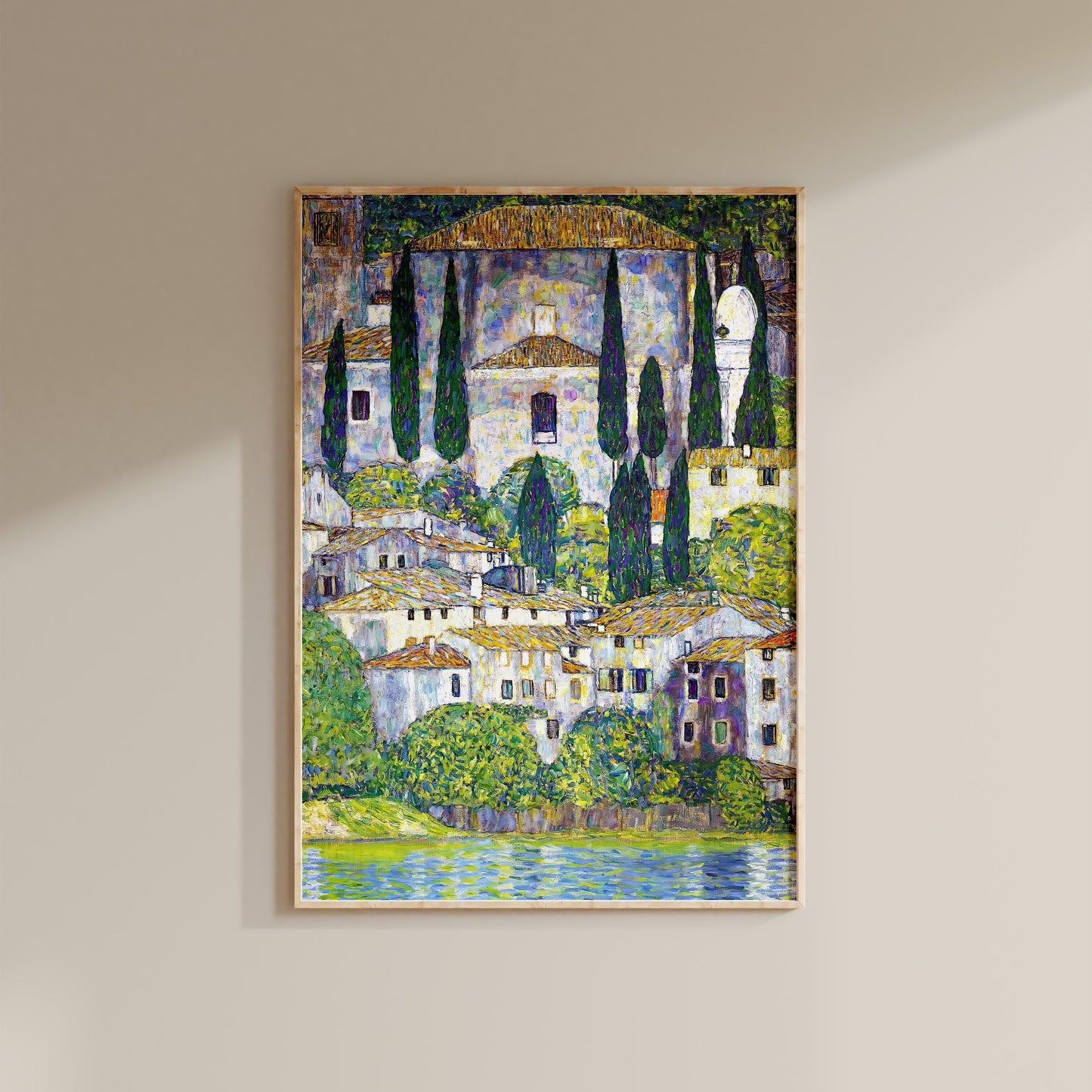 Gustav Klimt - Church in Cassone Print