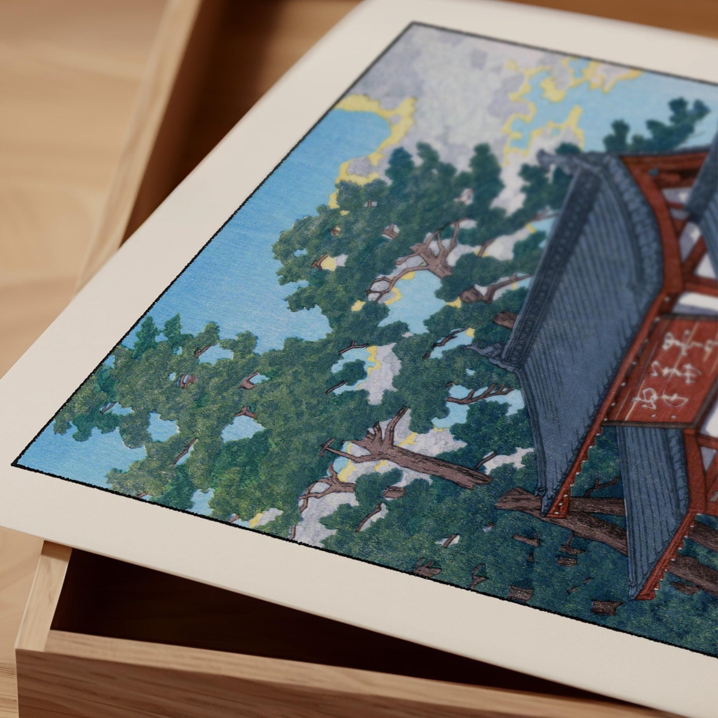 Hasui Kawase - Zuisen Temple Print