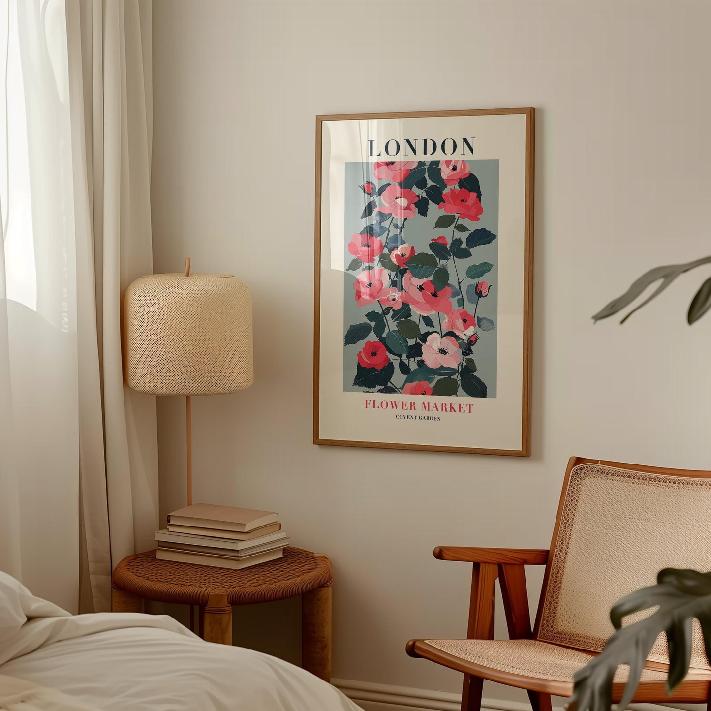 London Flower Market Print