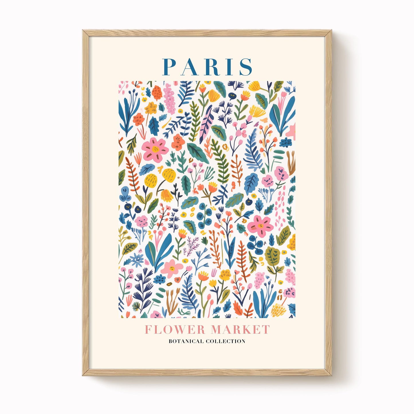 Paris Flower Market Print