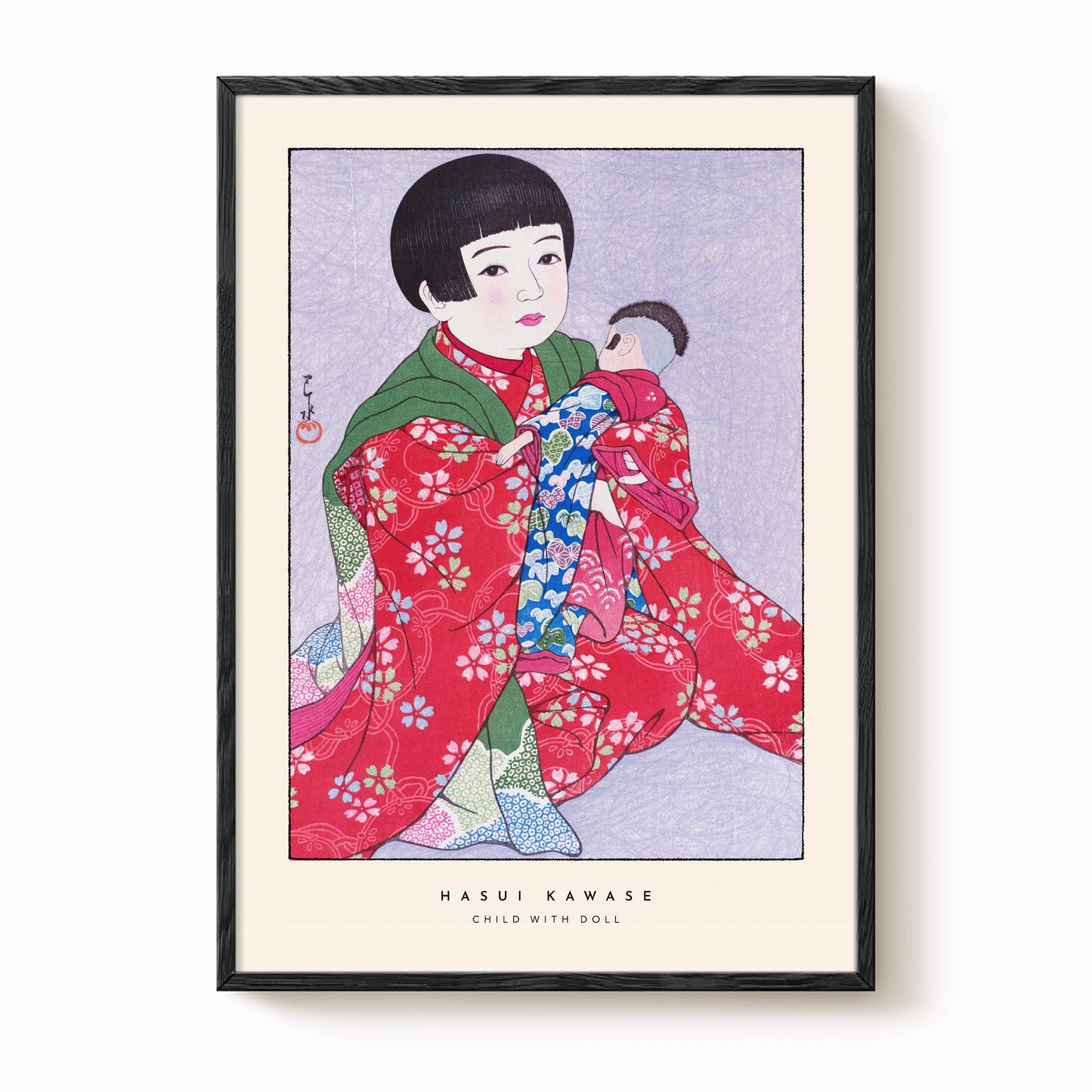 Hasui Kawase - Child With Doll Print