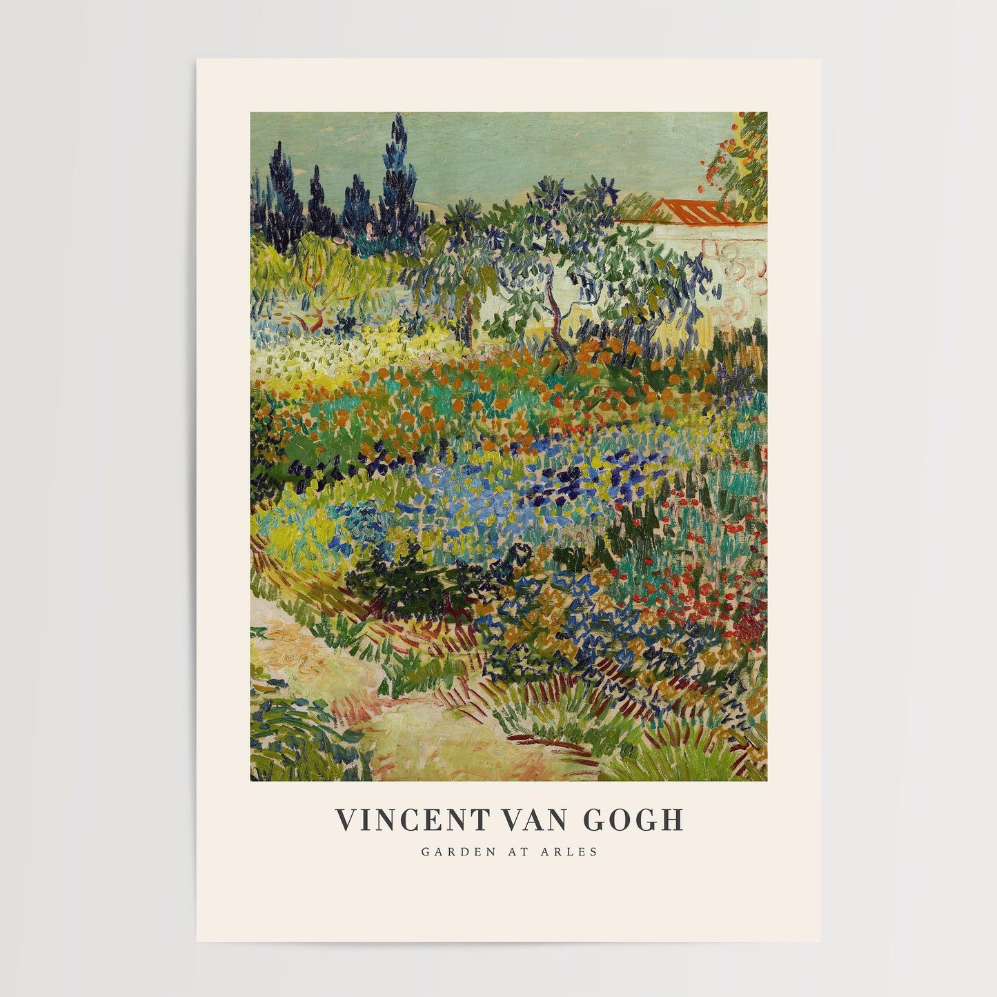 Van Gogh - Garden At Arles Print