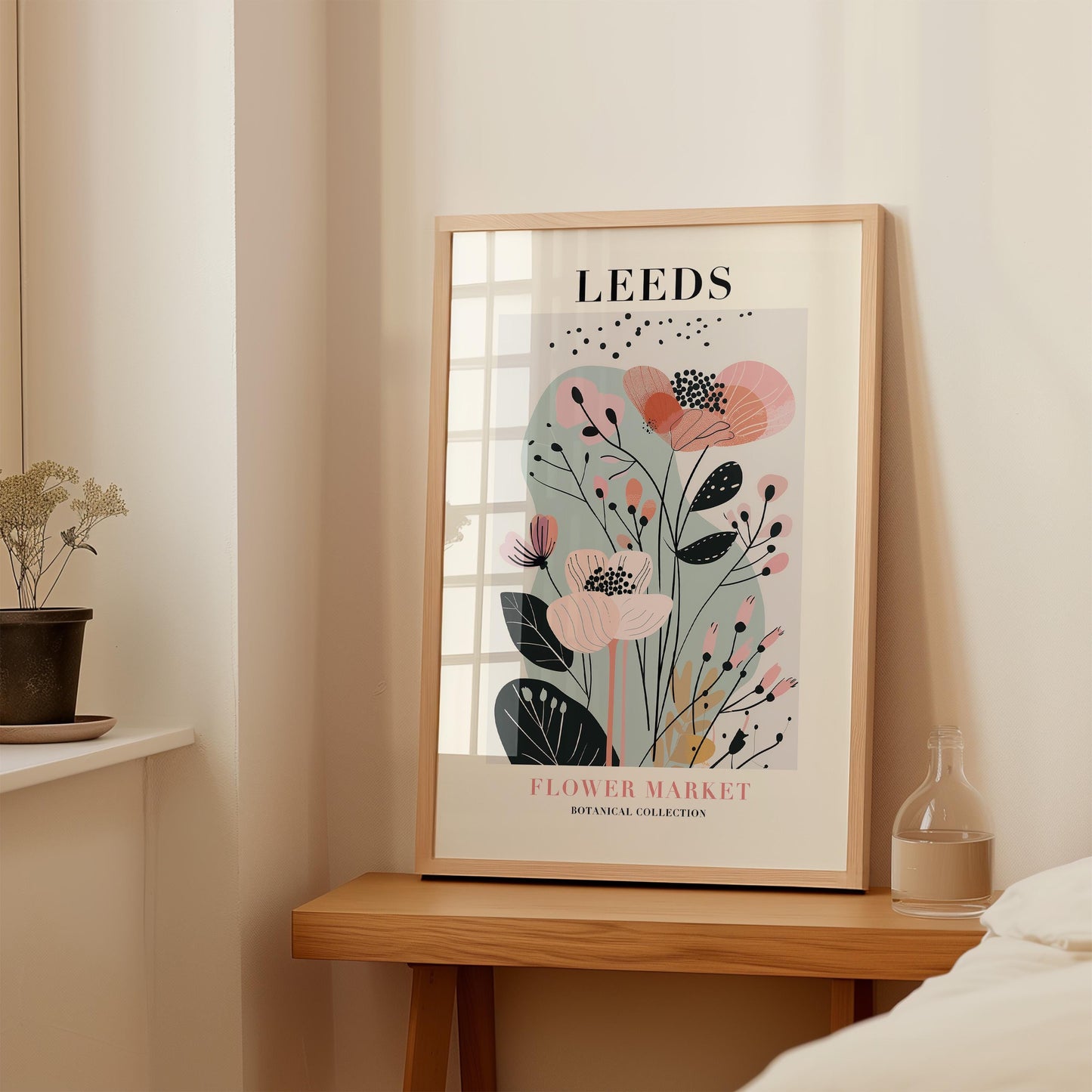 Leeds Flower Market Print