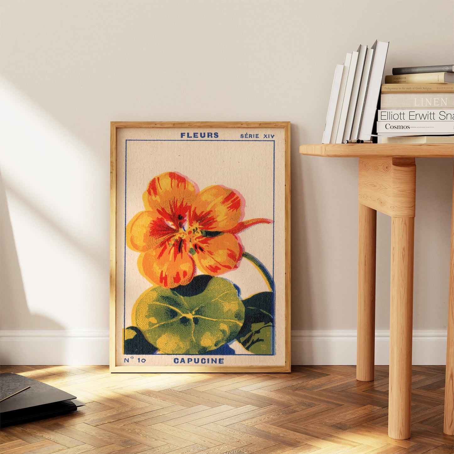 Vintage Nasturtium Print