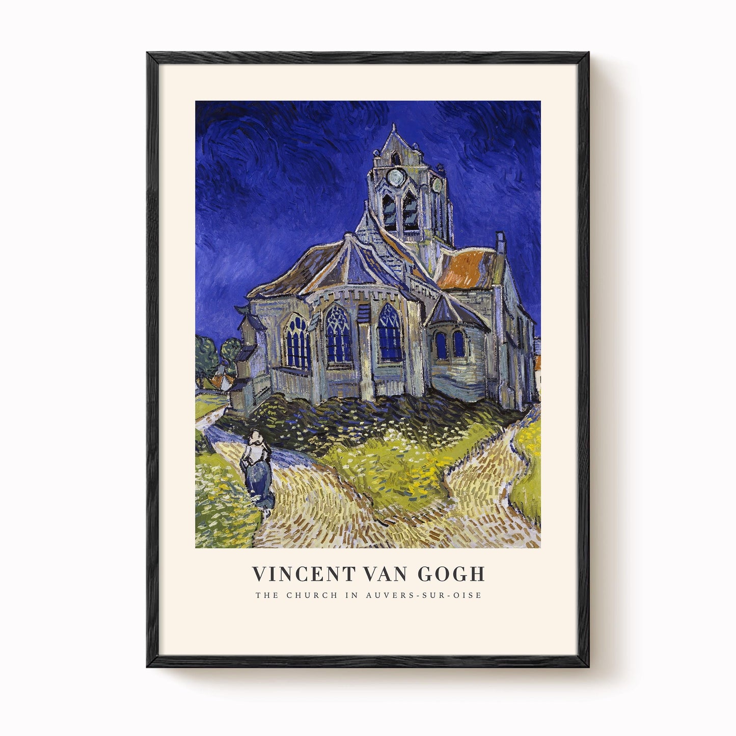 Van Gogh - The Church in Auvers-Sur-Oise Print