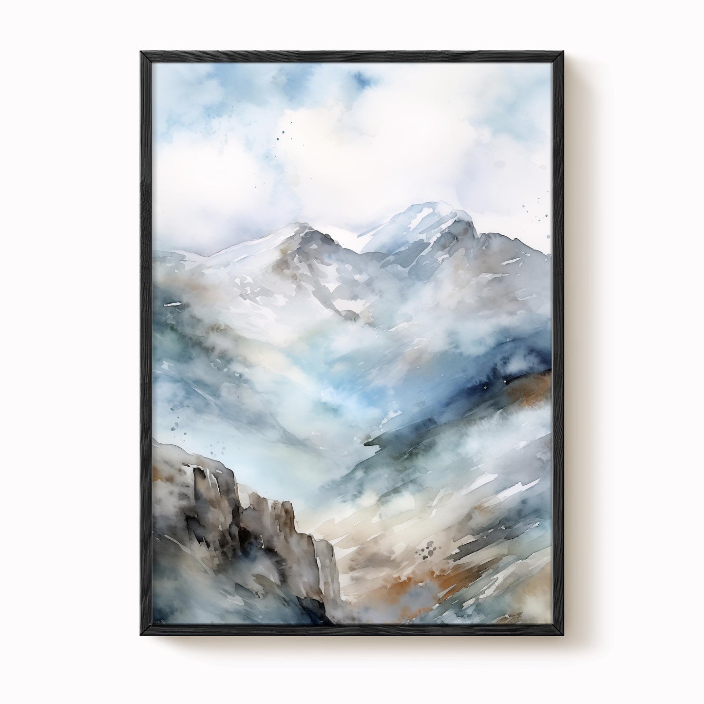 Lake District Watercolor Print