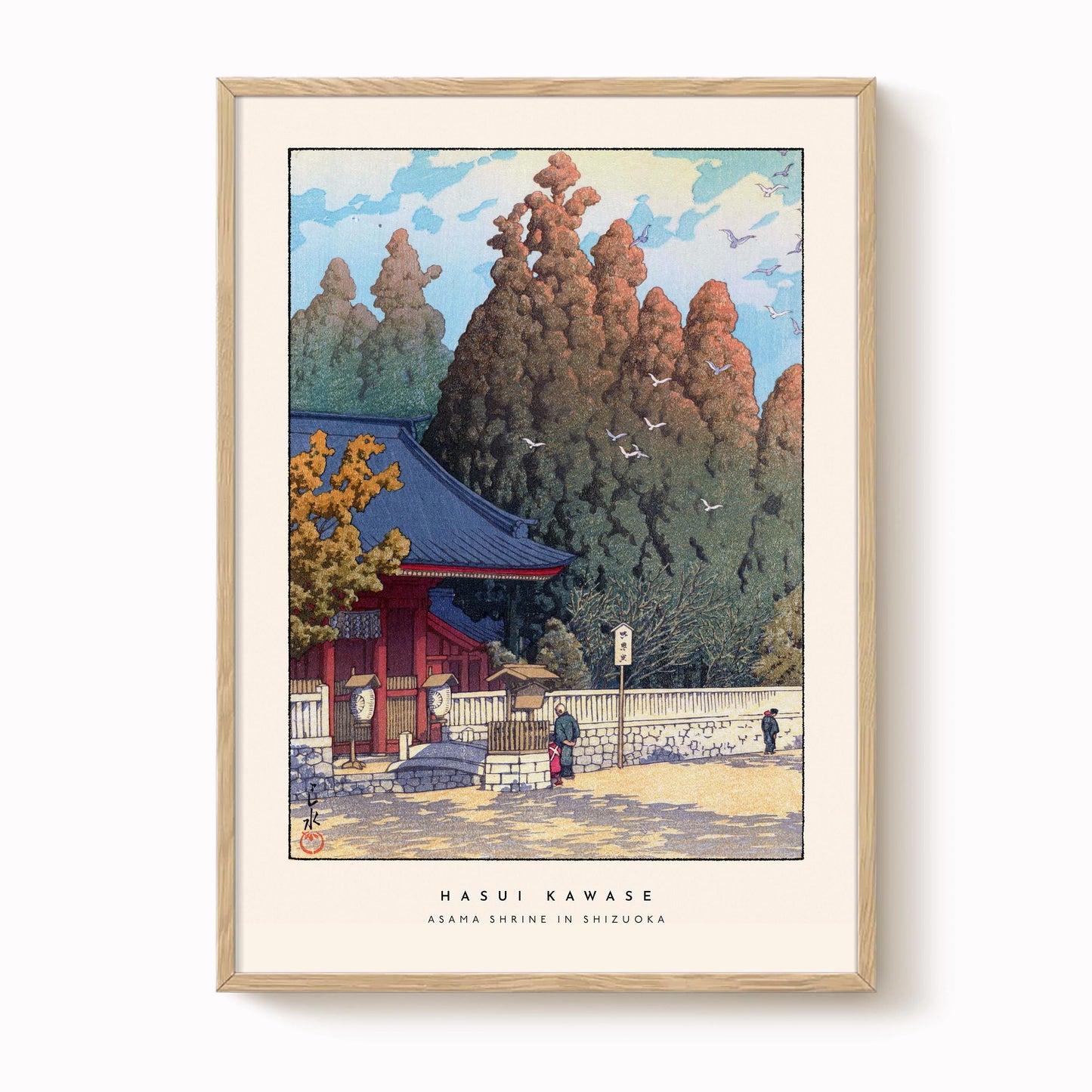 Hasui Kawase - Asama Shrine in Shizuoka Print