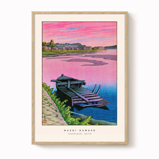 Hasui Kawase - Tsuchizaki Akita Print