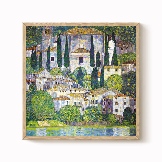 Gustav Klimt - Church in Cassone Print
