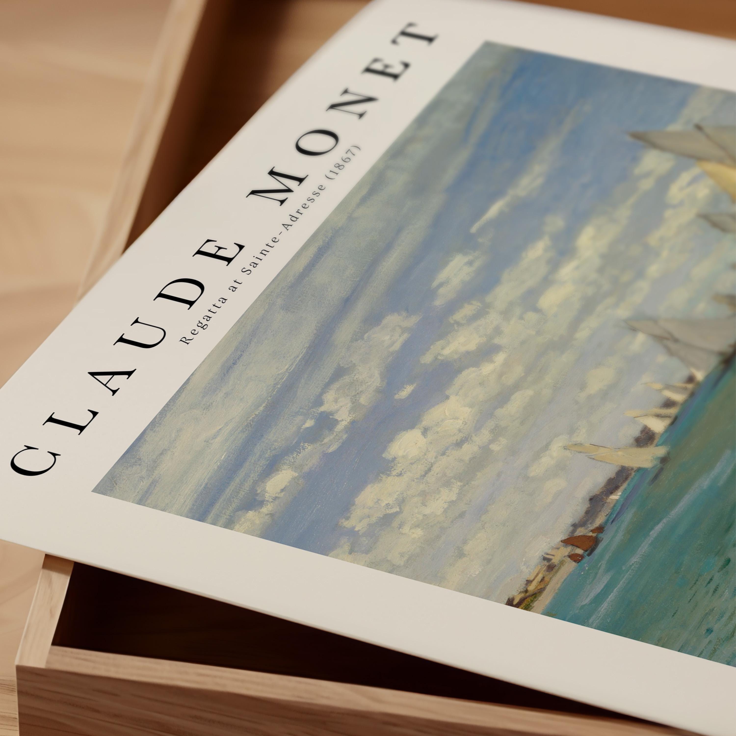 Monet - Regatta at Sainte-Adresse Print – Modern Artefacts