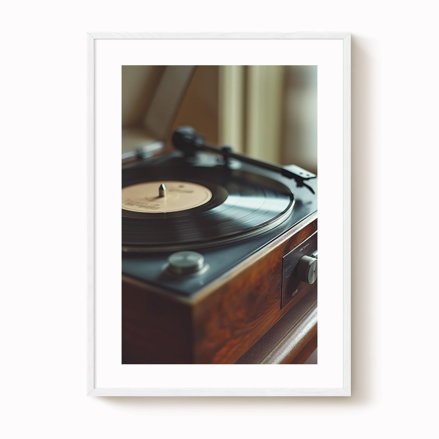 Vinyl Record Player Art Print