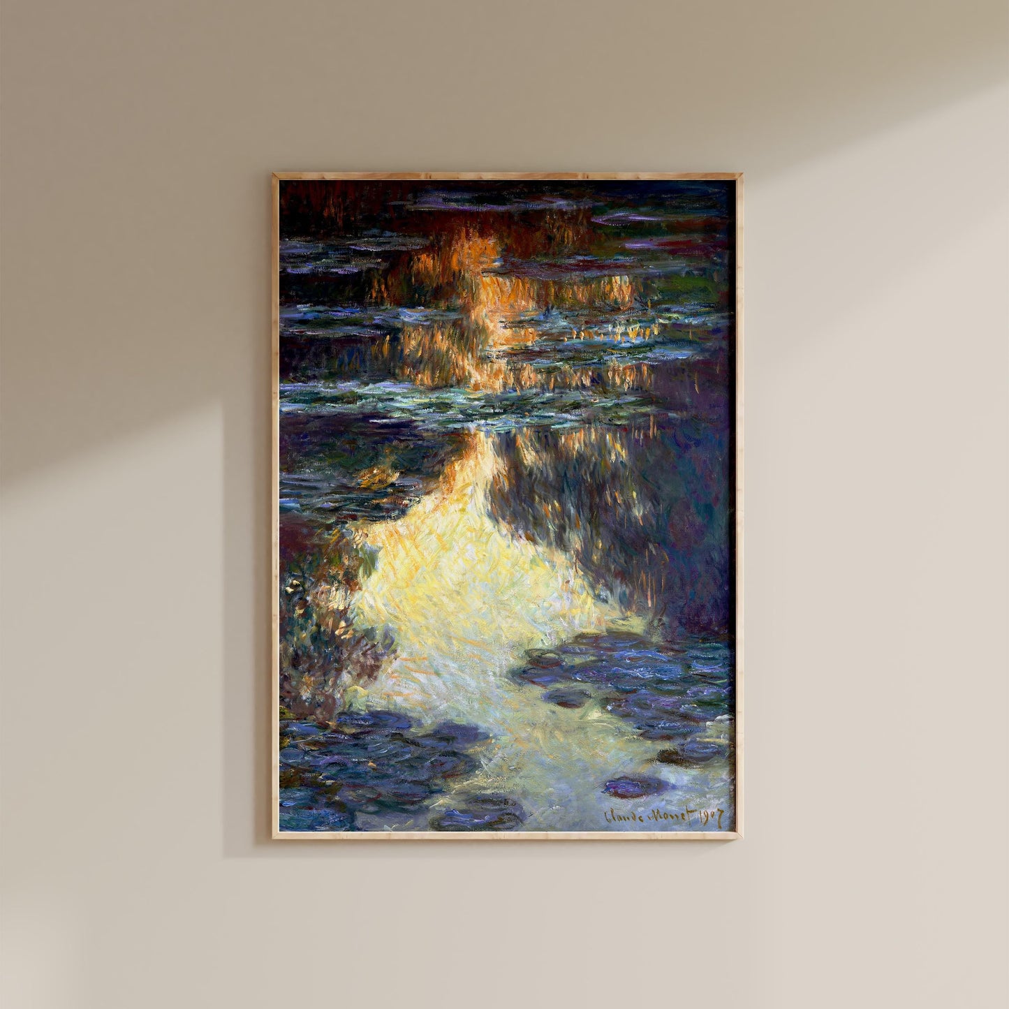 Monet - Waterlilies Print