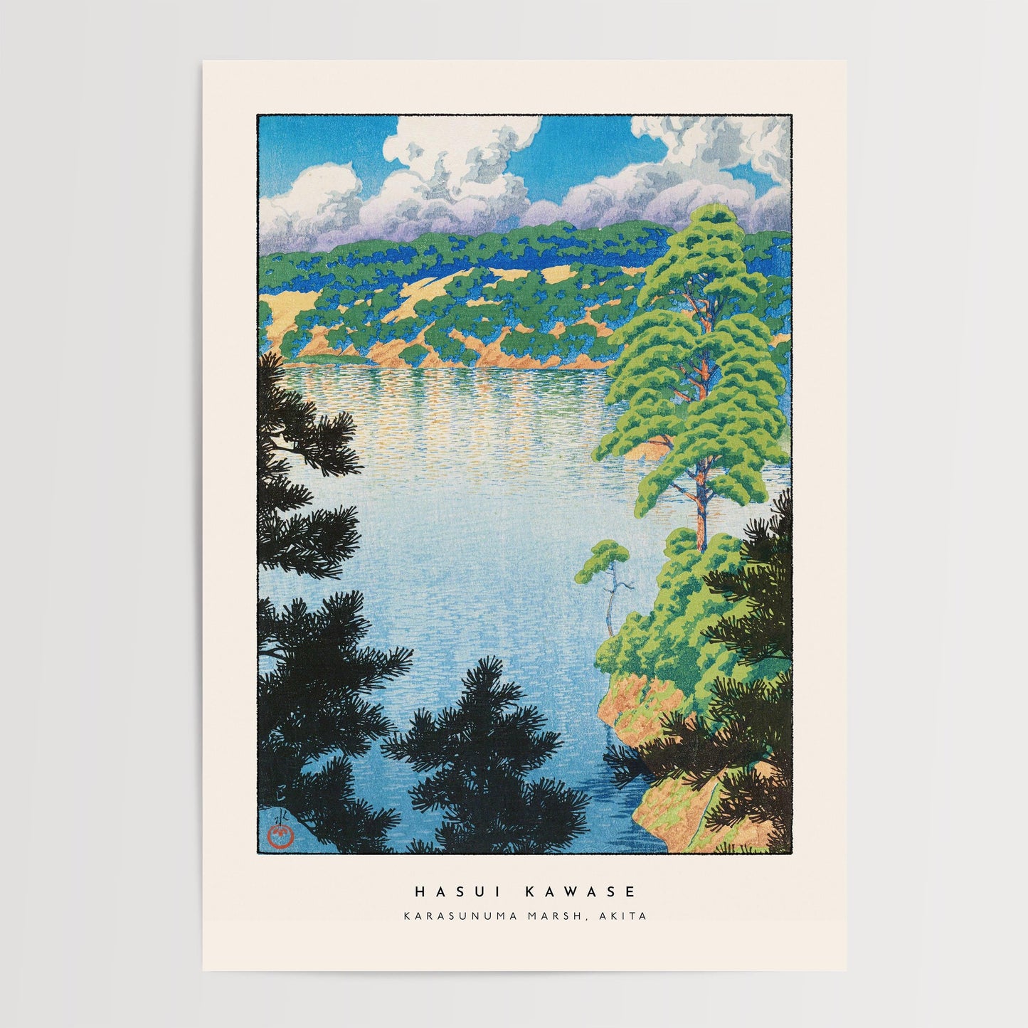 Hasui Kawase - Karasunuma Marsh, Akita Print