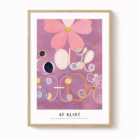 Hilma af Klint - The Ten Largest, No. 5, Adulthood Print