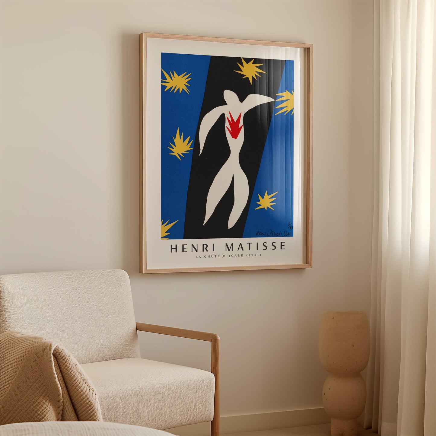 Henri Matisse - La Chute d'Icare (The Fall of Icarus) Art Print