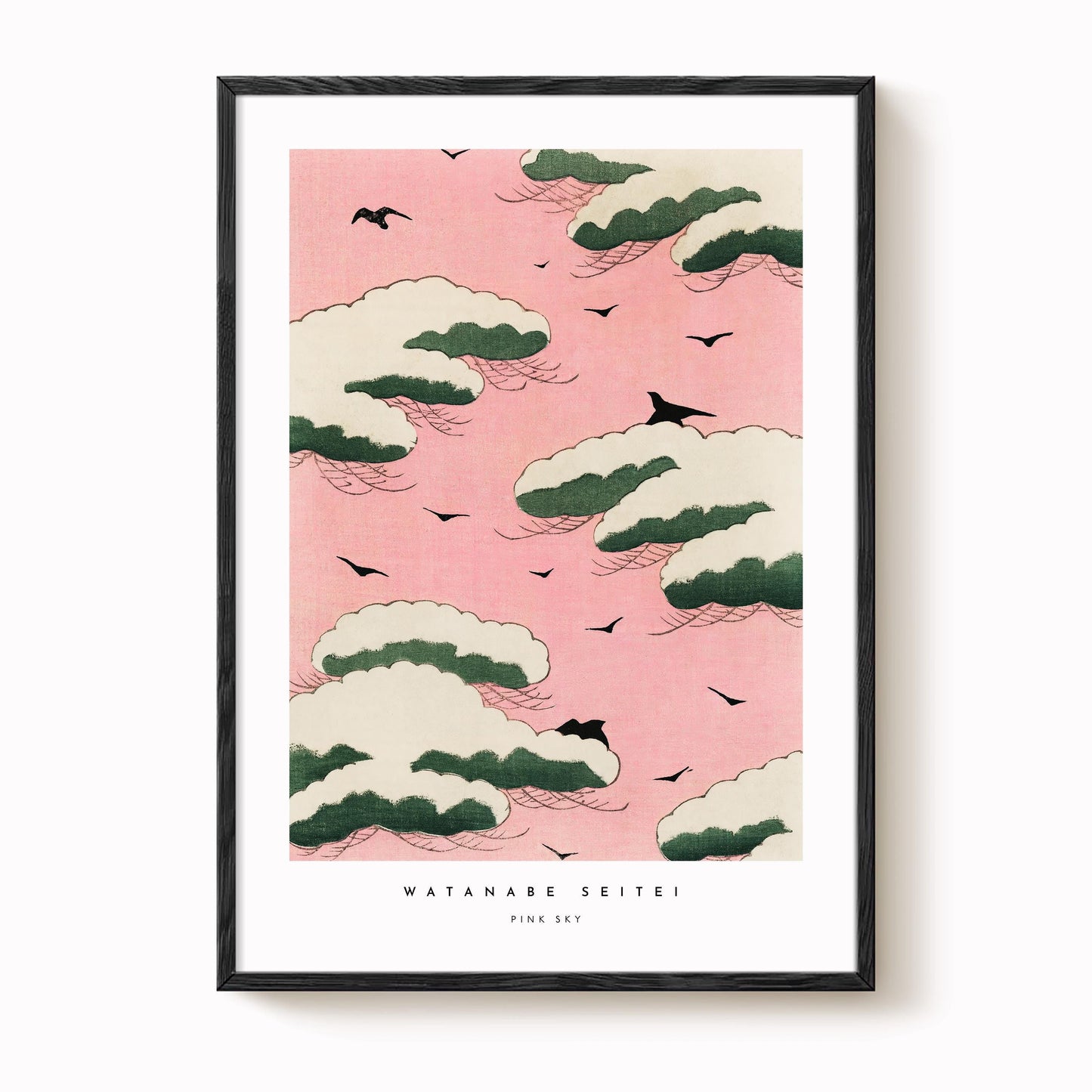 Watanabe Seitei - Pink Sky Print