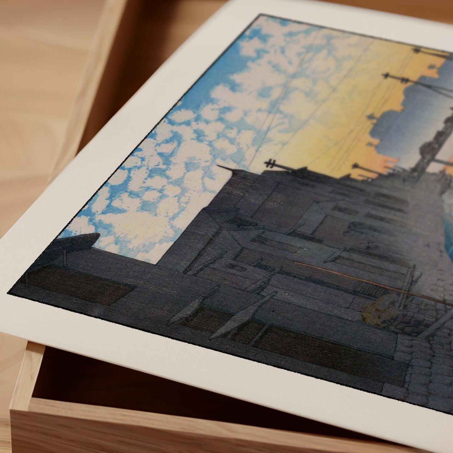Hasui Kawase - Daikon Wharf Print