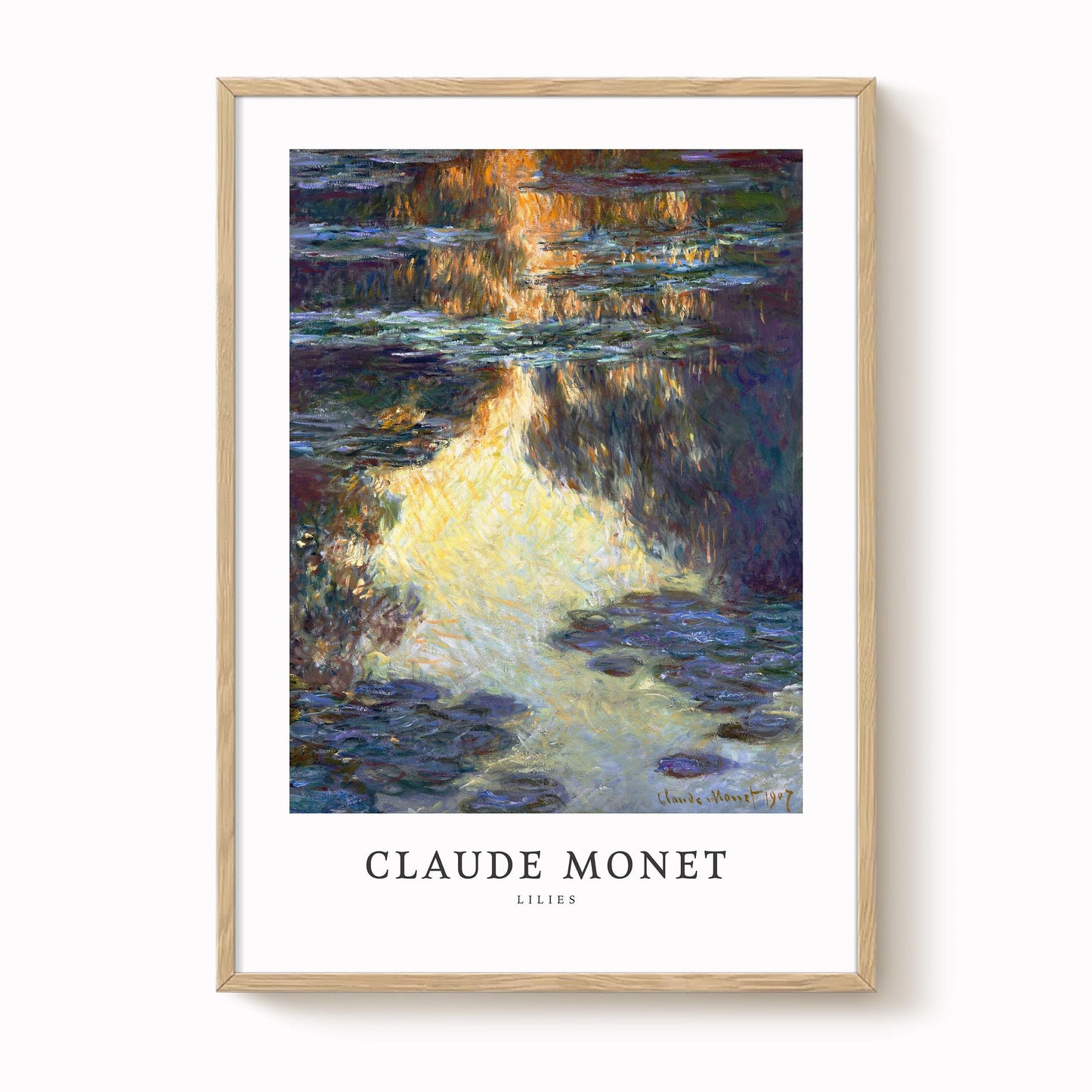 Monet - Water Lilies Print