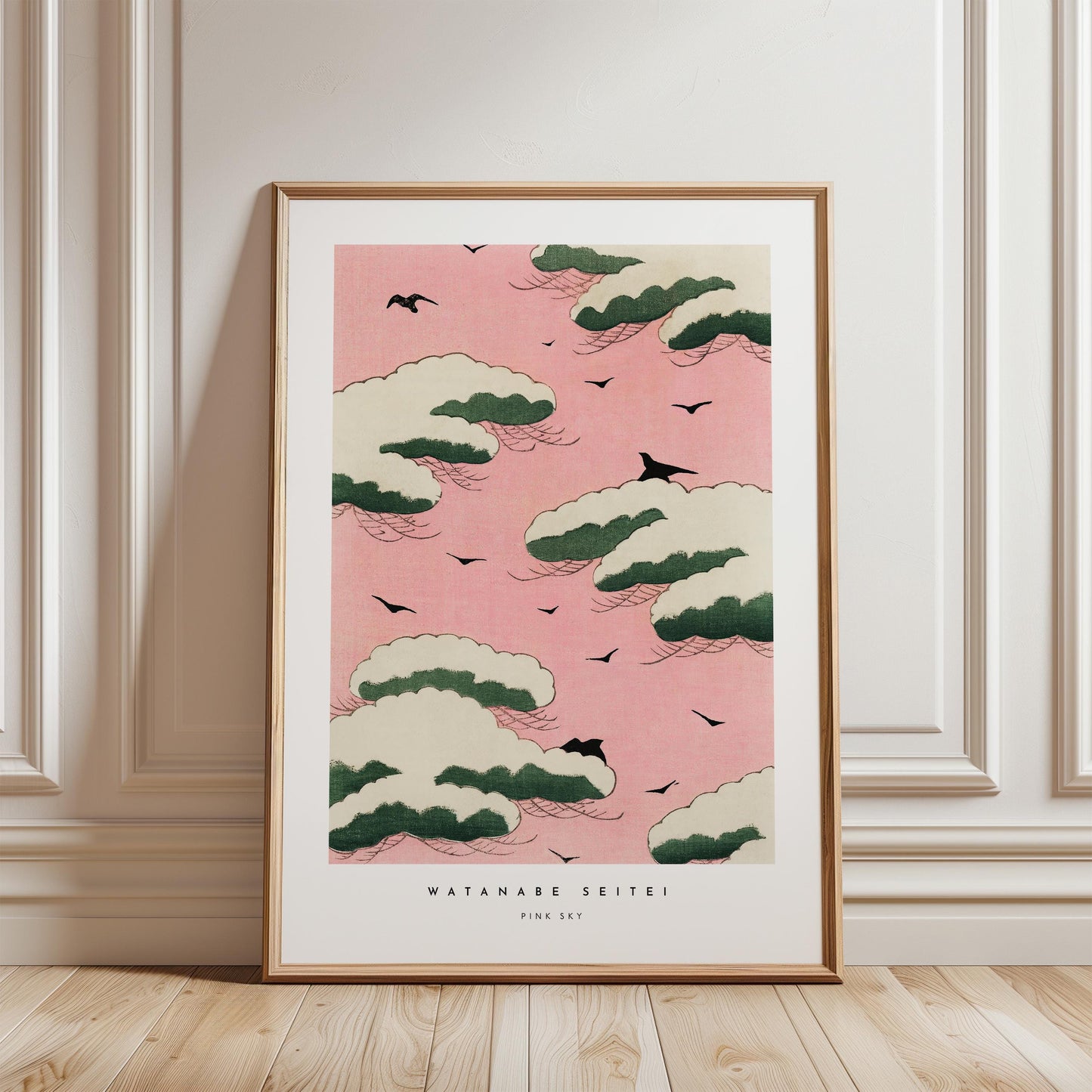 Watanabe Seitei - Pink Sky Print