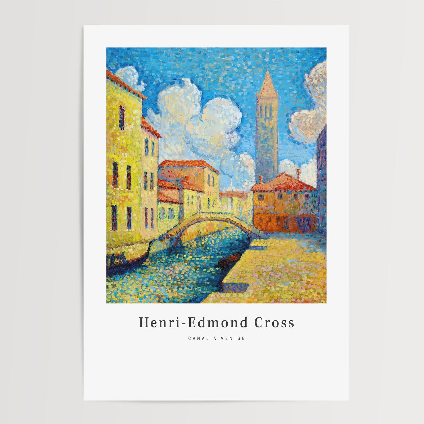 Henri-Edmond Cross - Canal à Venise Print