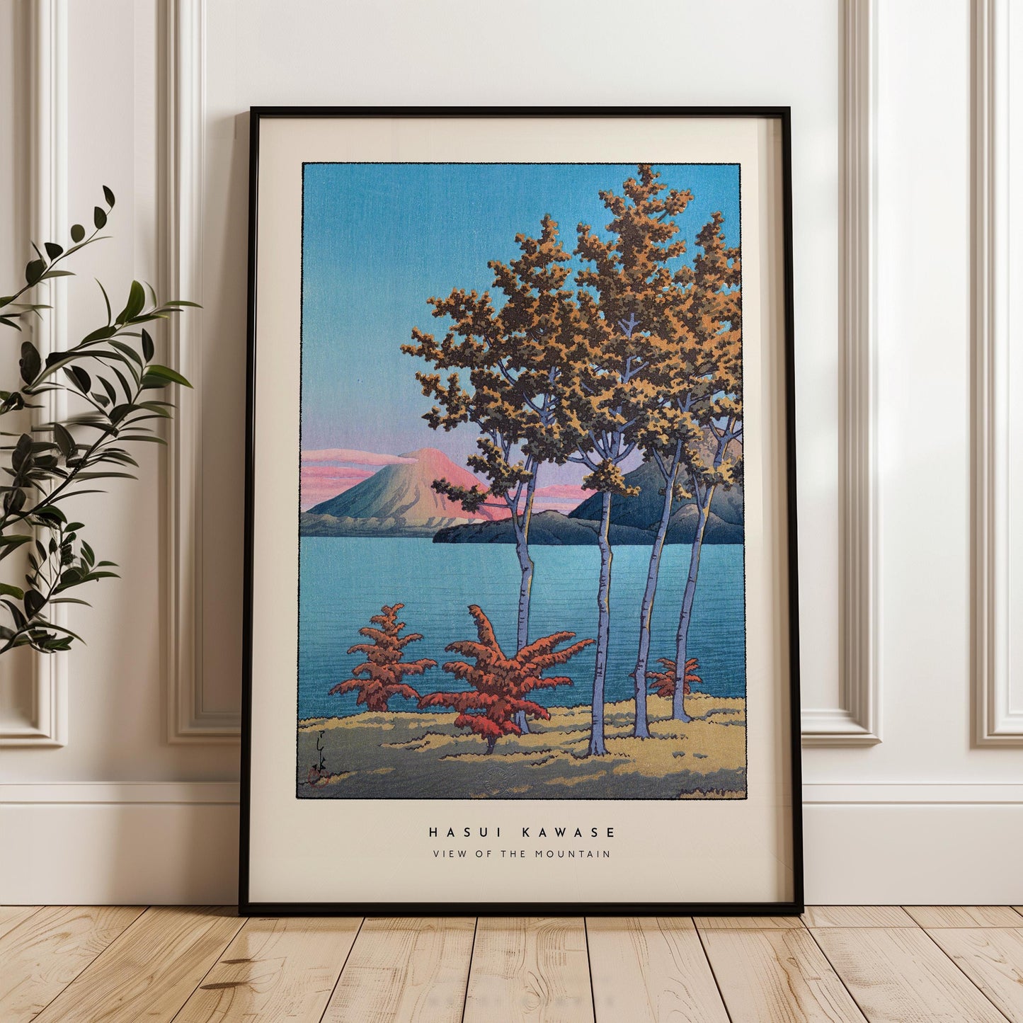Hasui Kawase - View Of The Mountain Print