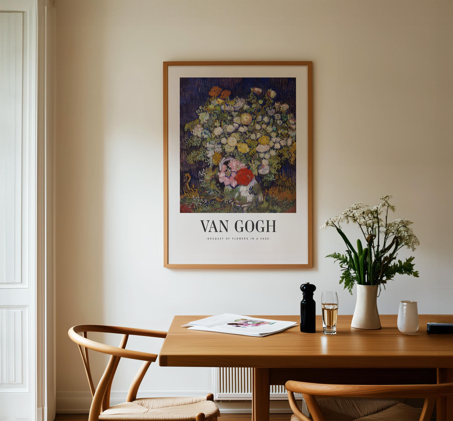Van Gogh - Bouquet of Flowers In A Vase Print