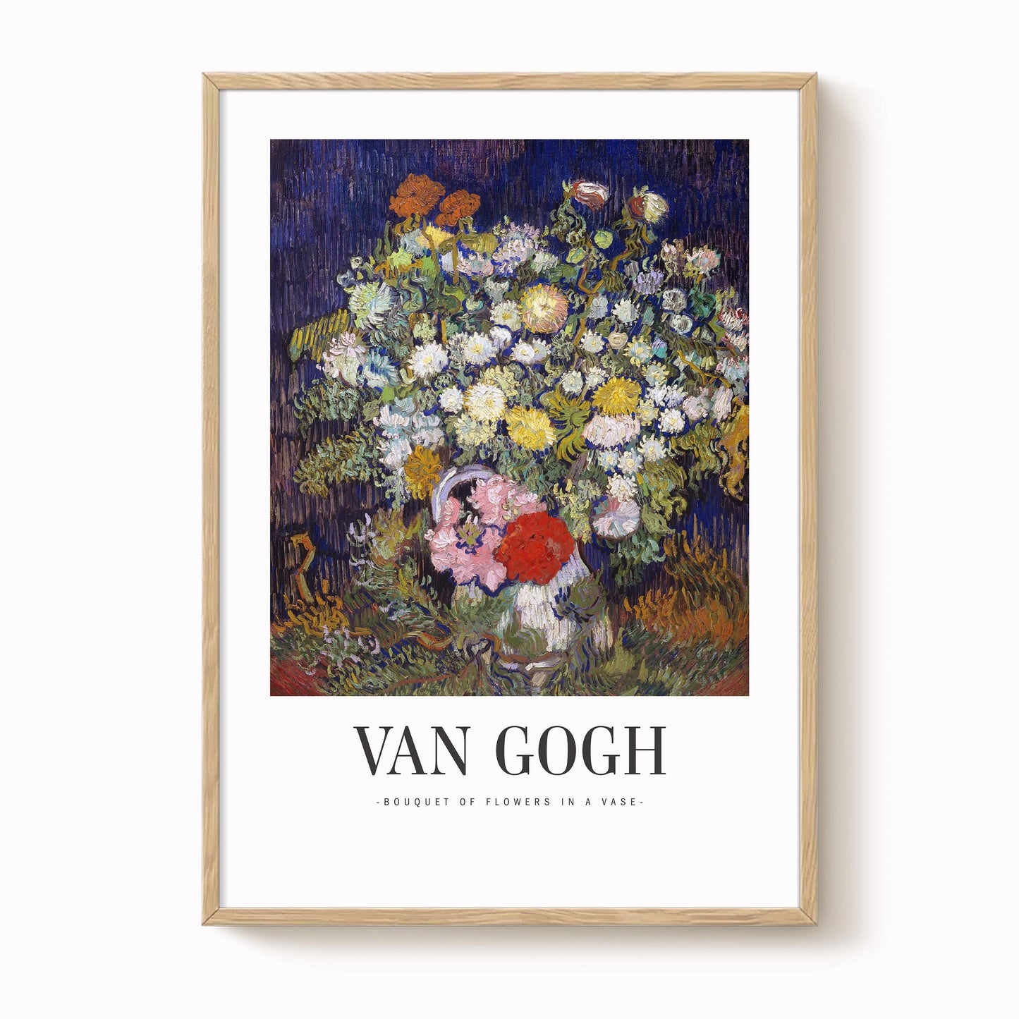 Van Gogh - Bouquet of Flowers In A Vase Print