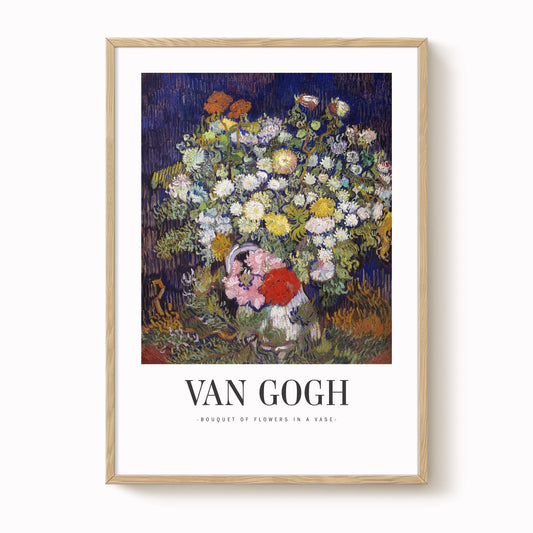 Van Gogh - Bouquet of Flowers In A Vase Print