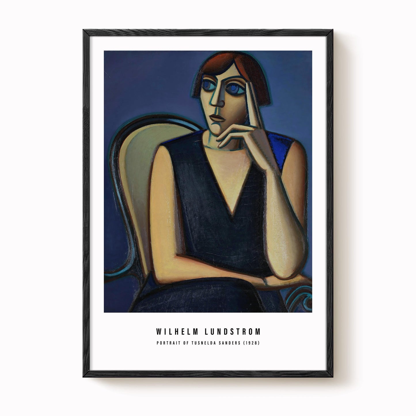 Vilhelm Lundstrøm - Portrait of Tusnelda Sanders Print