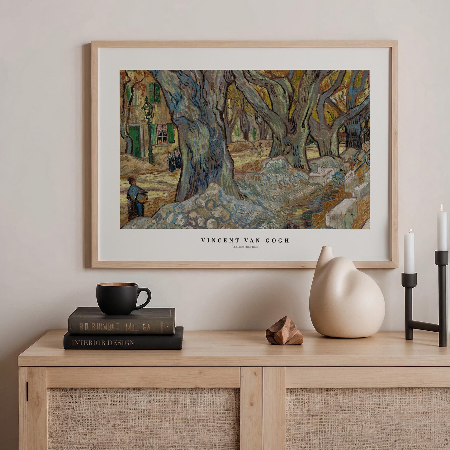 Van Gogh - The Large Plane Trees Print