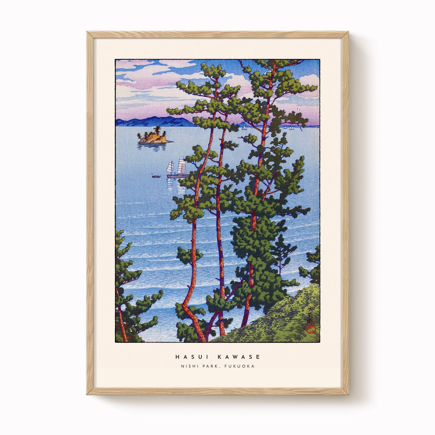 Hasui Kawase - Nishi Park At Fukuoka Print