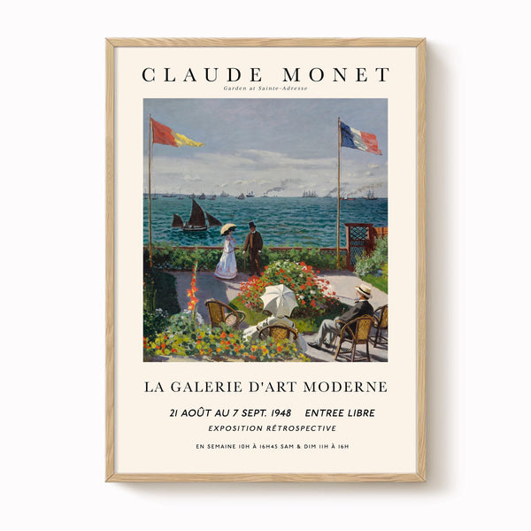 Monet - Garden at Sainte-Adresse Print