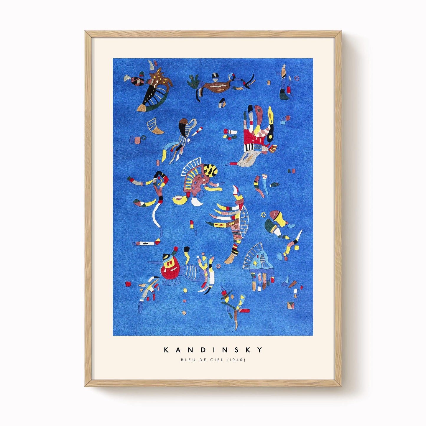 Kandinsky - Bleu De Ciel Print