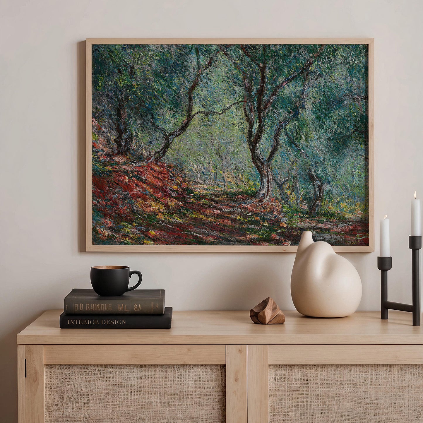 Monet - Olive Trees Print