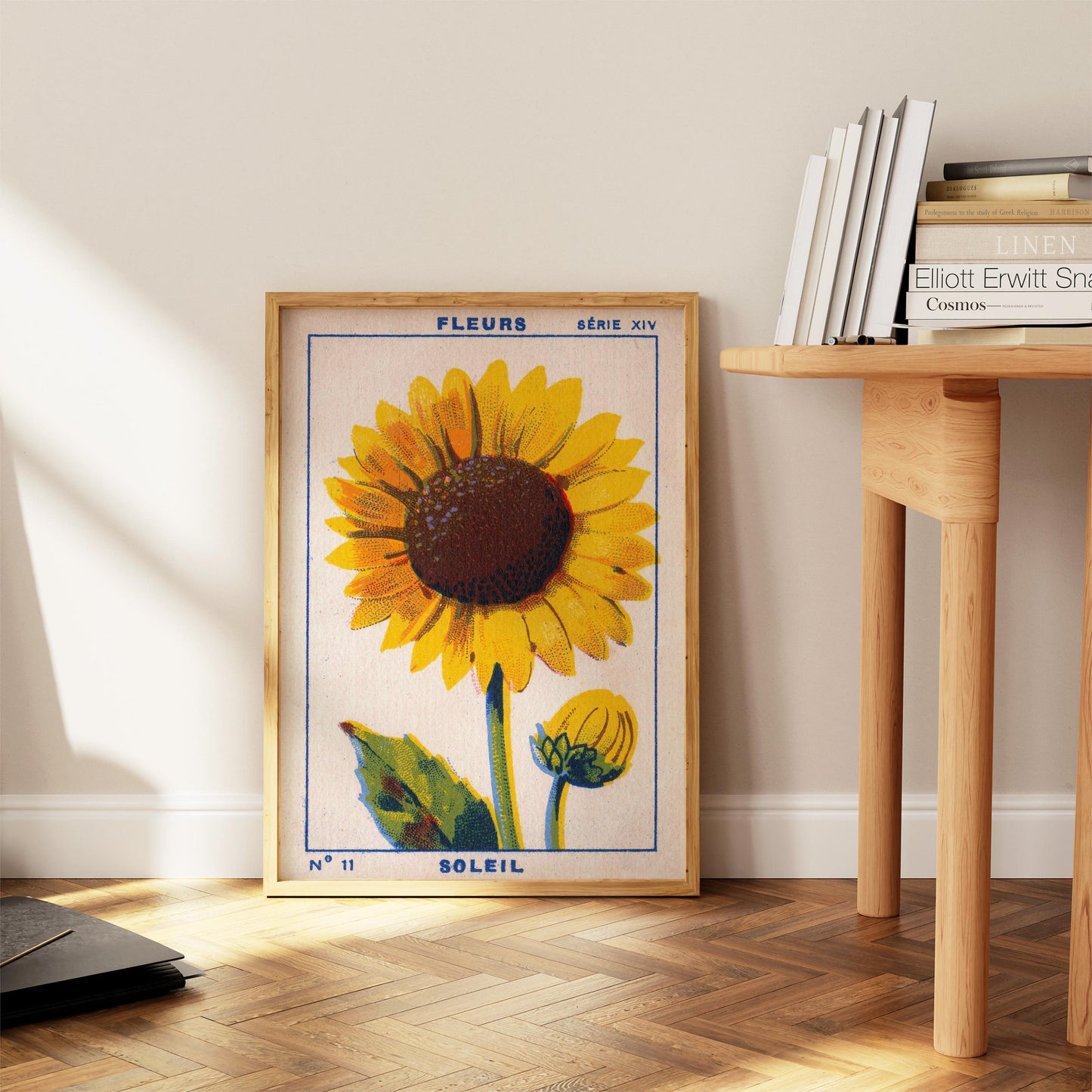 Vintage Sunflower Print