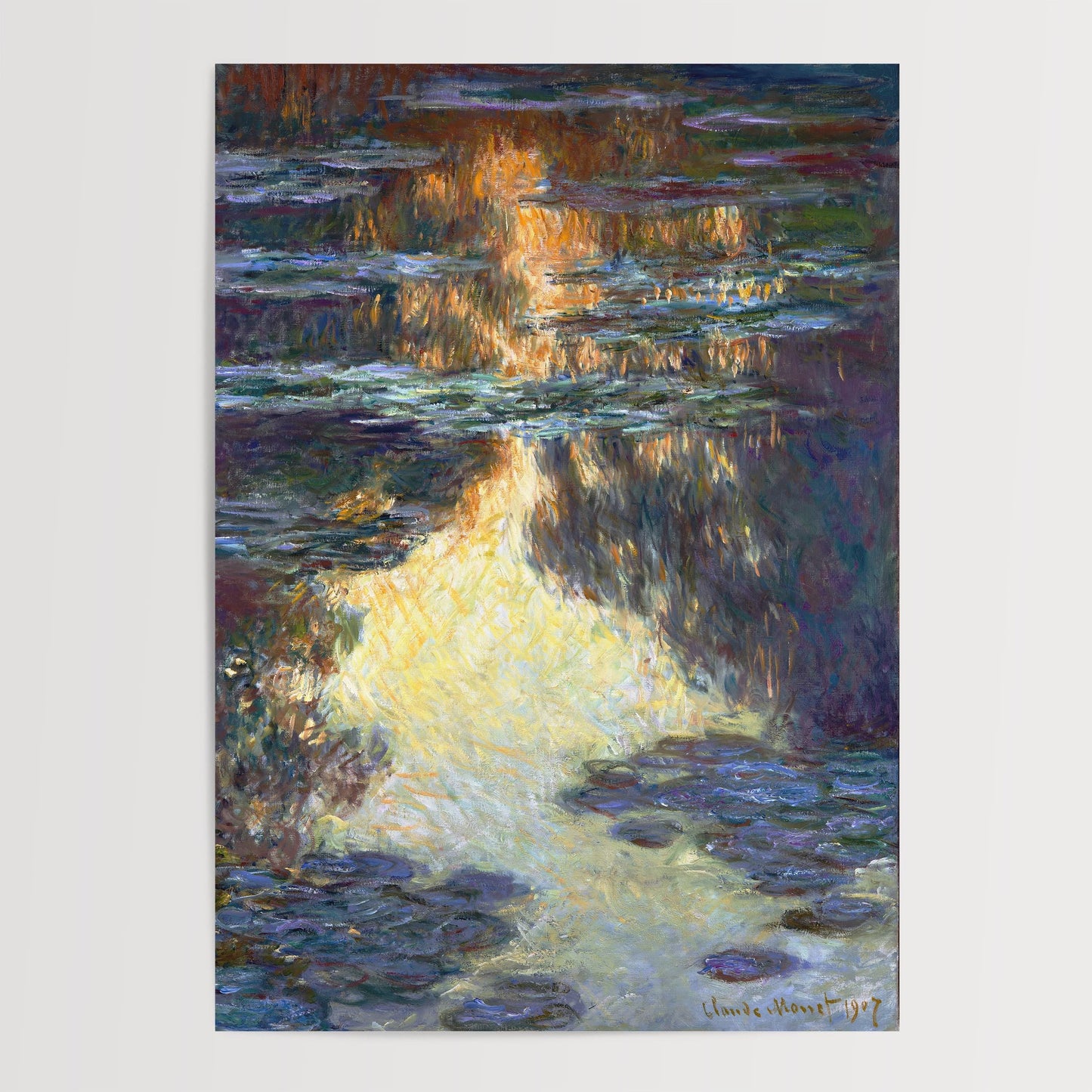 Monet - Waterlilies Print